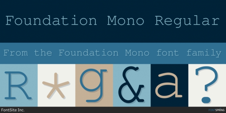 Font Foundation Mono