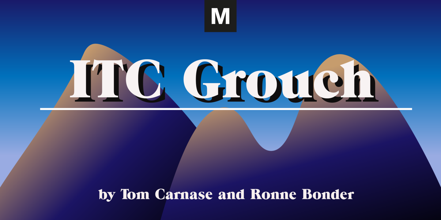 Font ITC Grouch