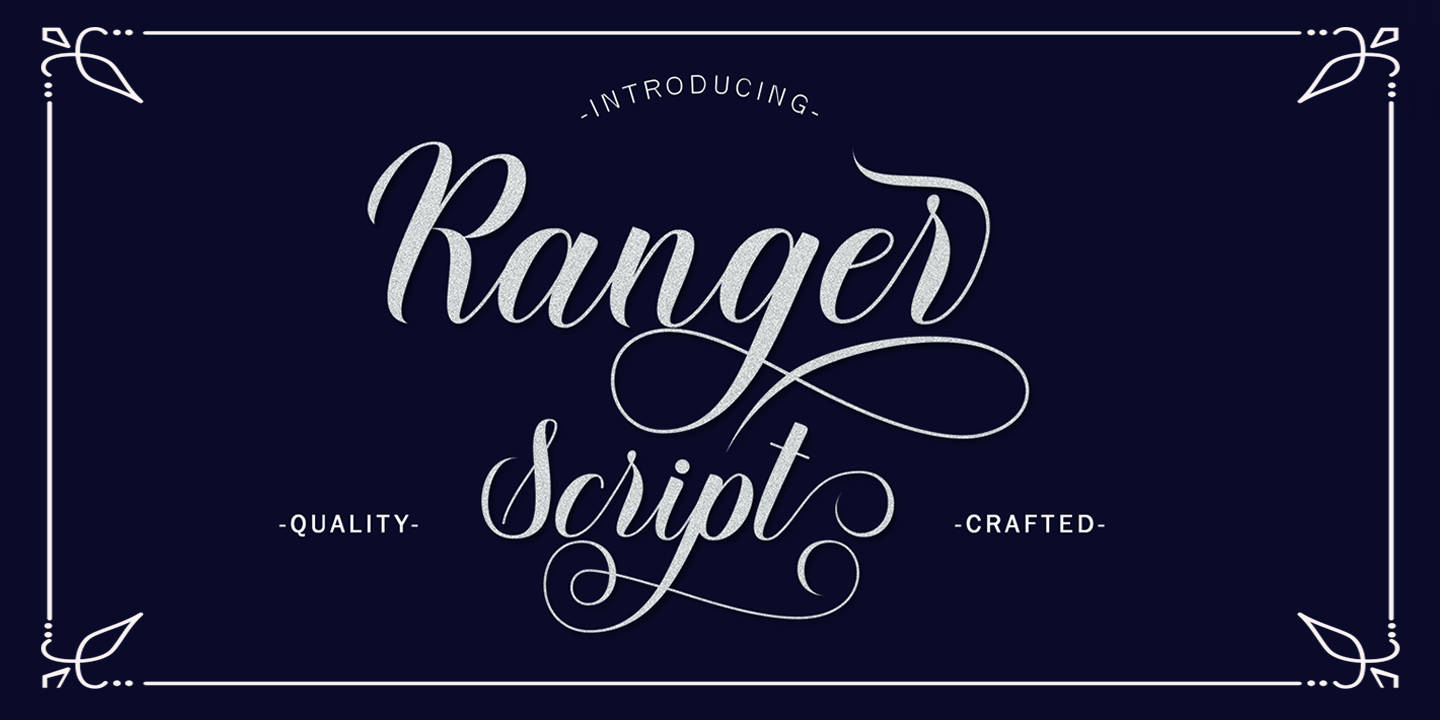 Font Ranger Script