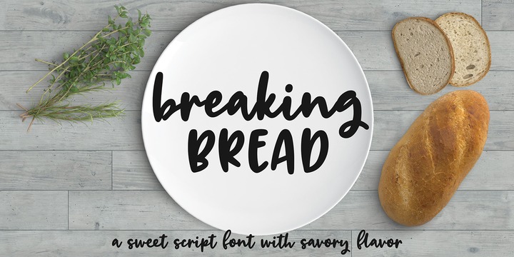Font Breaking Bread