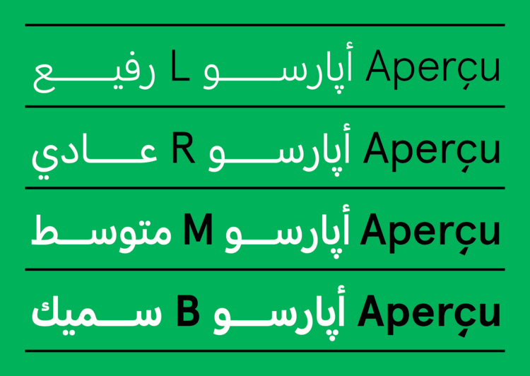 Font Apercu Arabic Pro