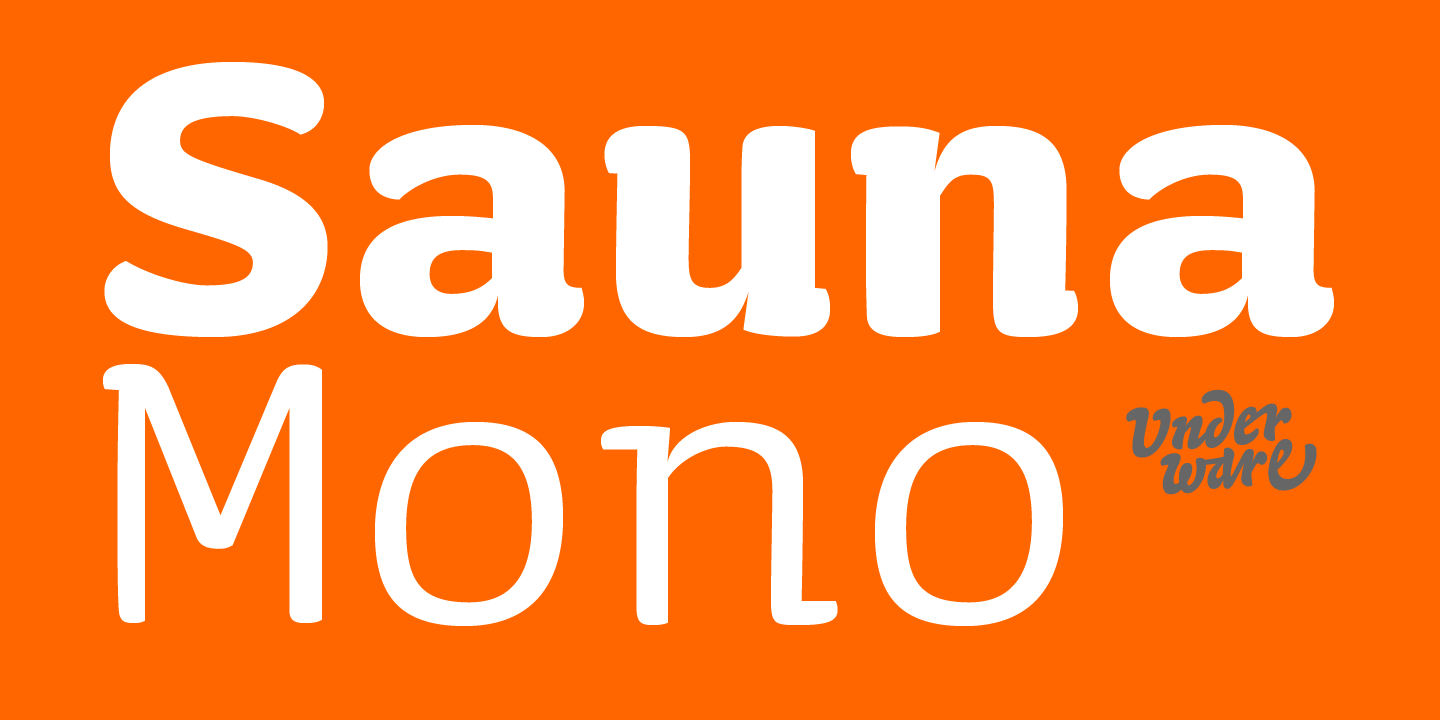 Font Sauna Mono Pro