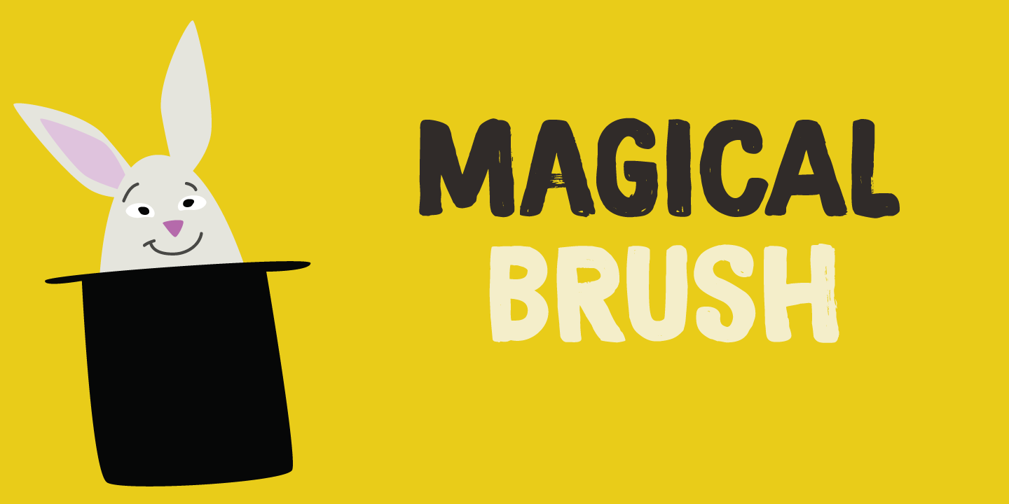 Font Magical Brush