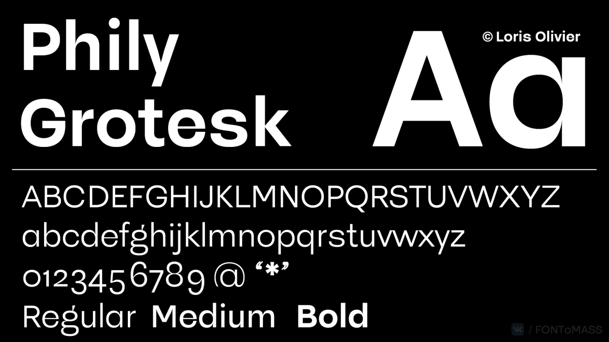 Font Phily Grotesk