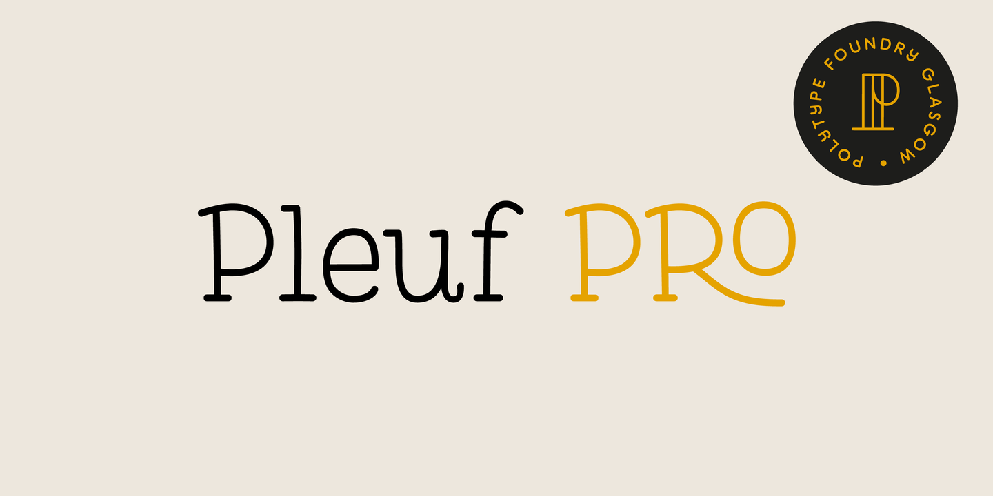 Font Pleuf Pro