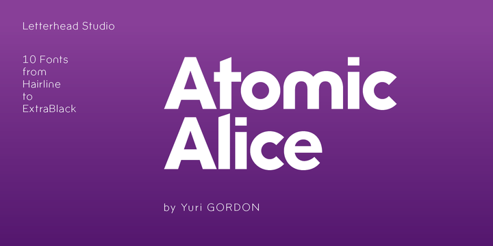 Font Atomic Alice