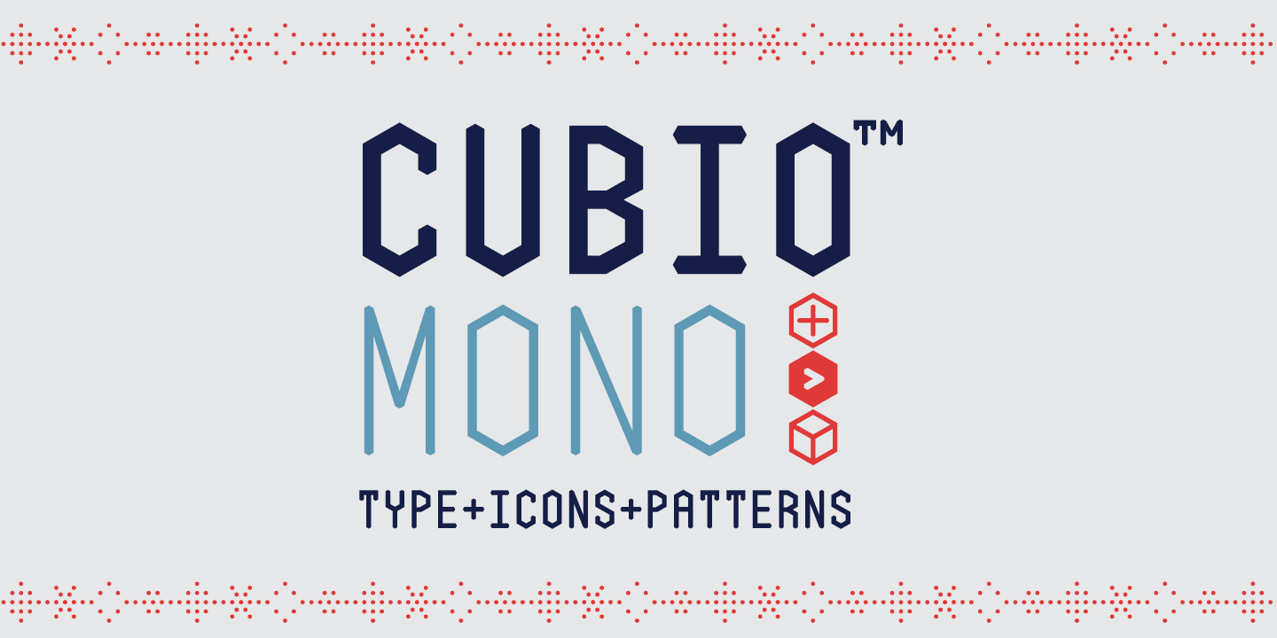 Font Cubio Mono