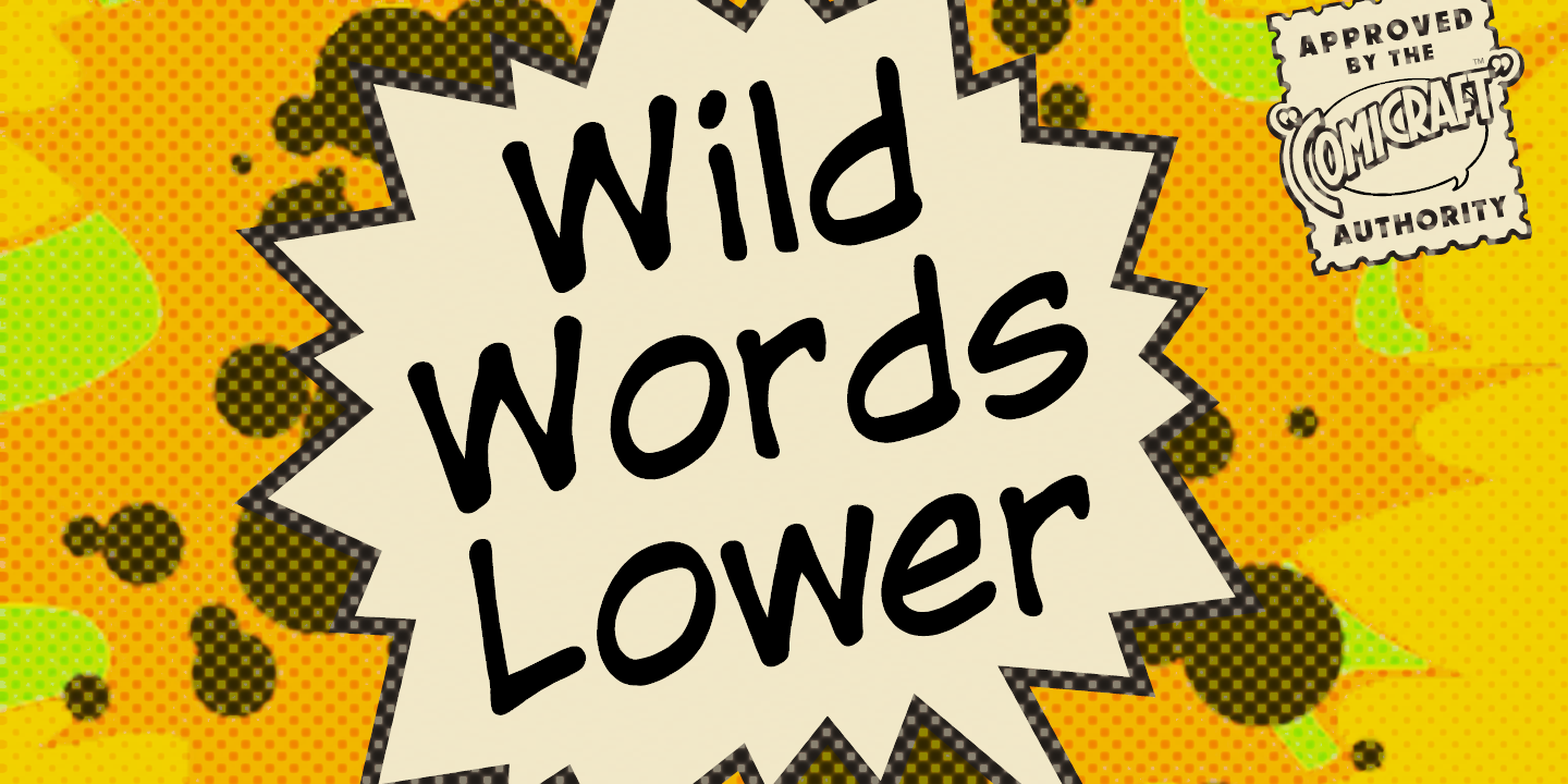 Font WildWords Lower