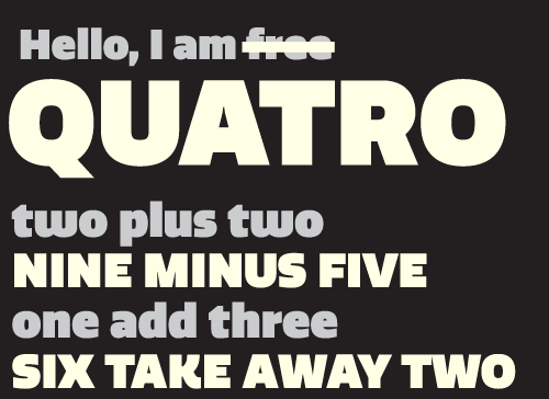 Font Quatro