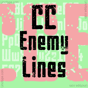 Font Enemy Lines