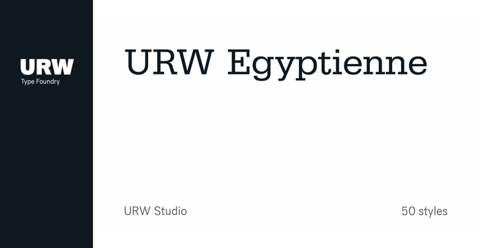 Font Egyptienne URW