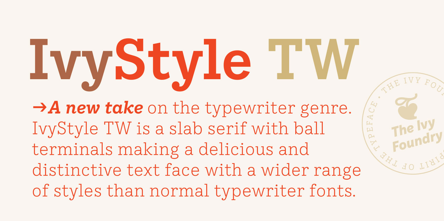 Font Ivy Style TW