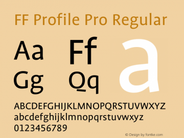 Font Profile Pro