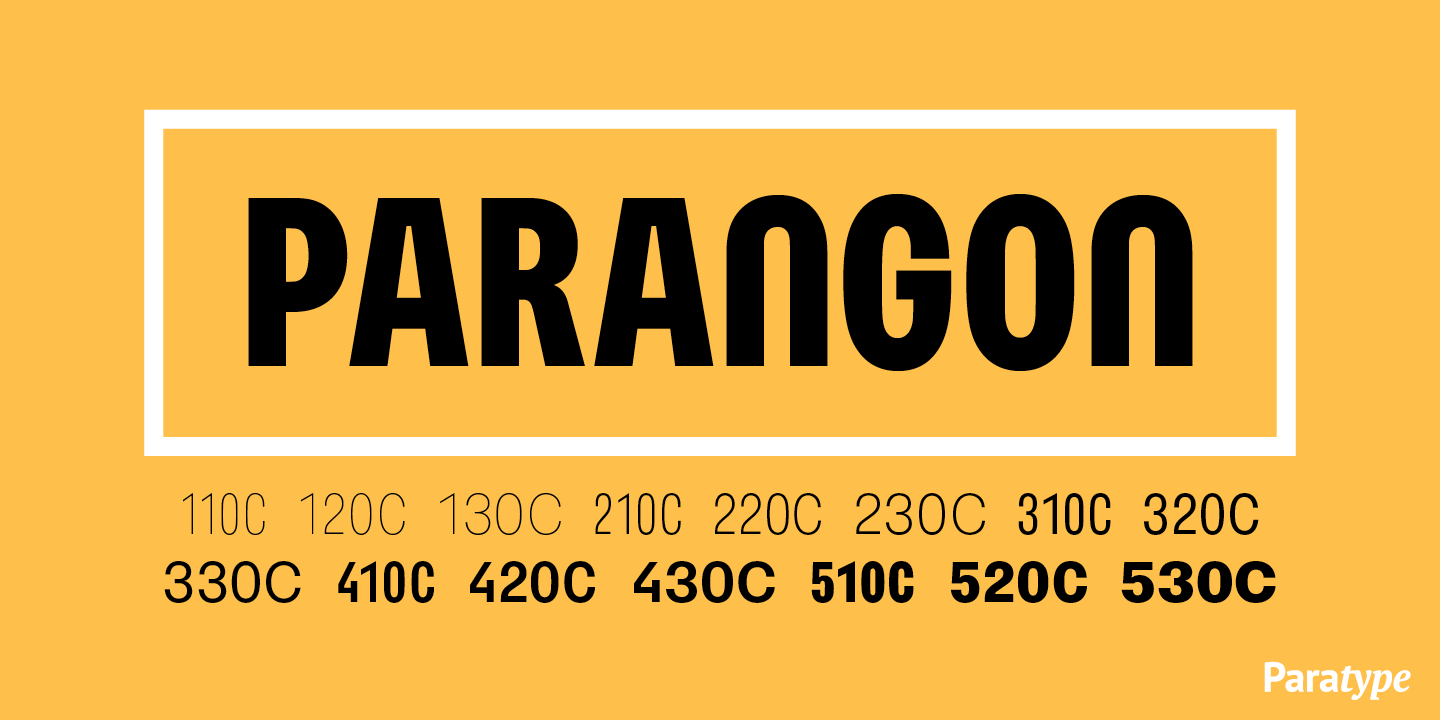 Font Parangon