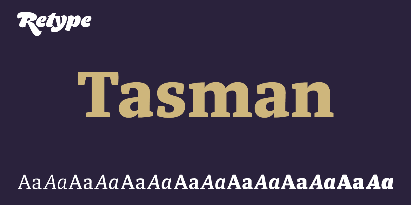 Font Tasman
