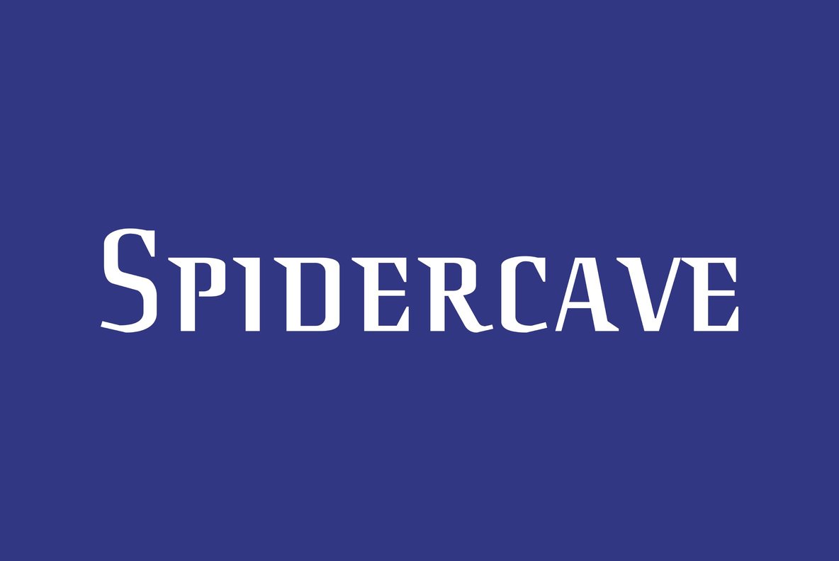 Font Spider Cave