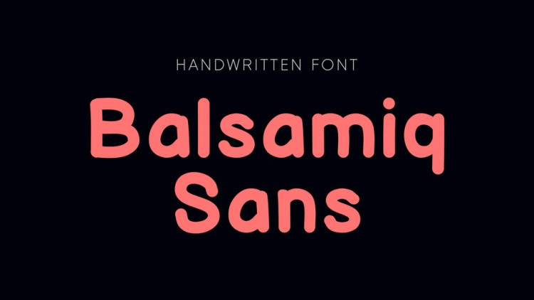 Font Balsamiq Sans