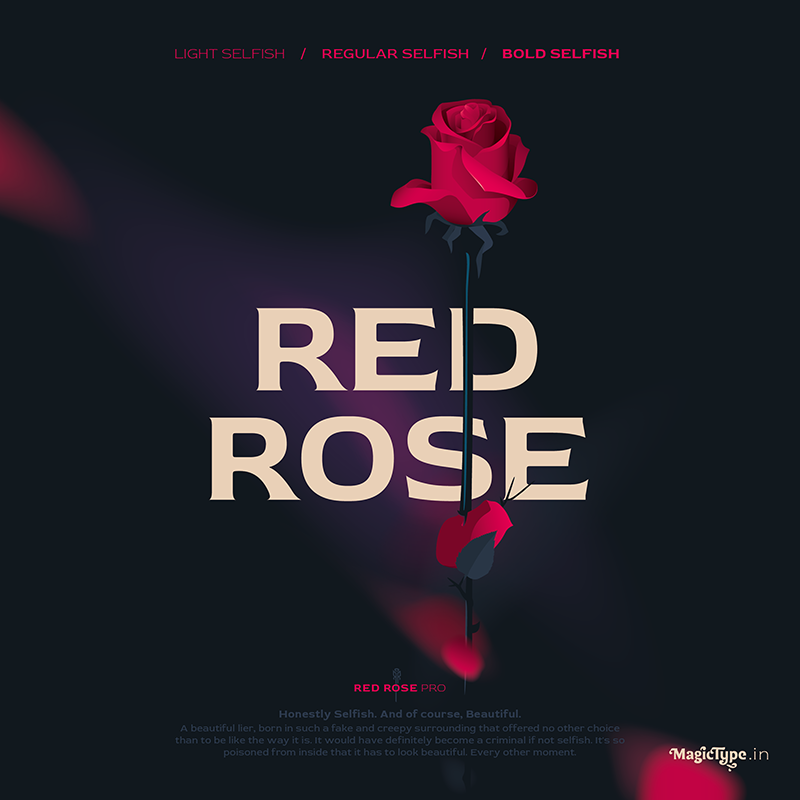 Font Red Rose