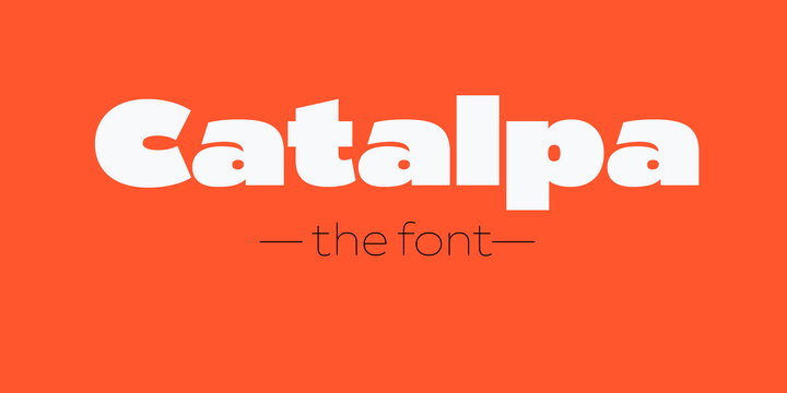 Font Catalpa