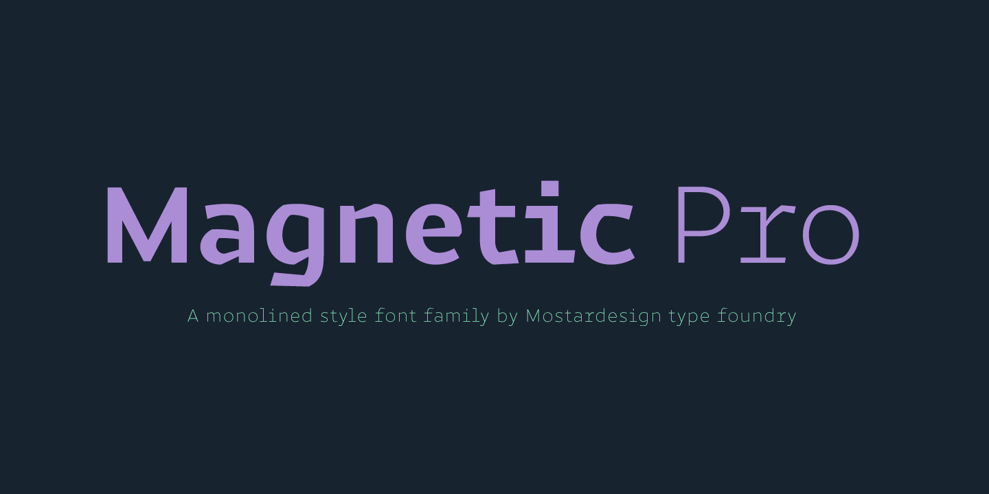 Font Magnetic Pro