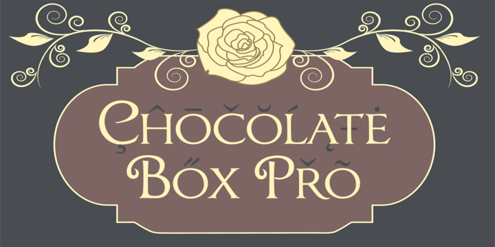 Font Chocolate Box Pro