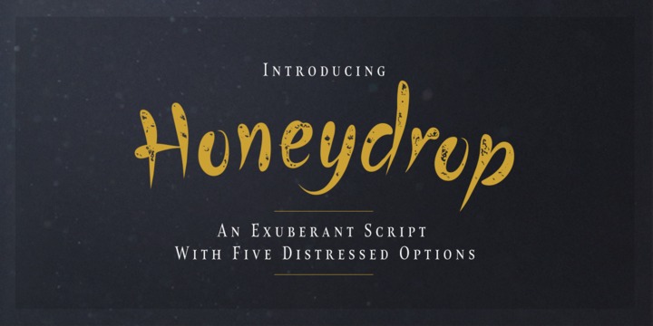 Font HoneyDrop