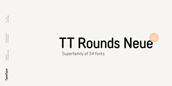 Font TT Rounds Neue Condensed