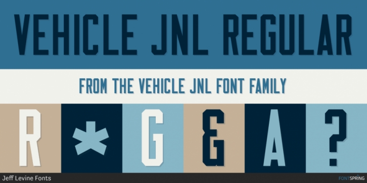 Font Vehicle JNL