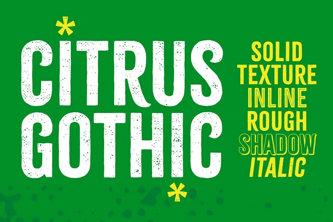 Font Citrus Gothic