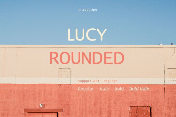 Font Lucy Rounded