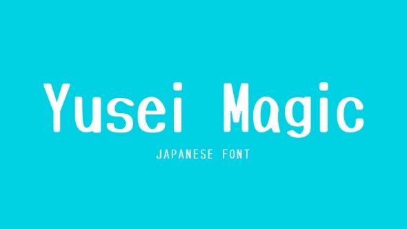Font Yusei Magic