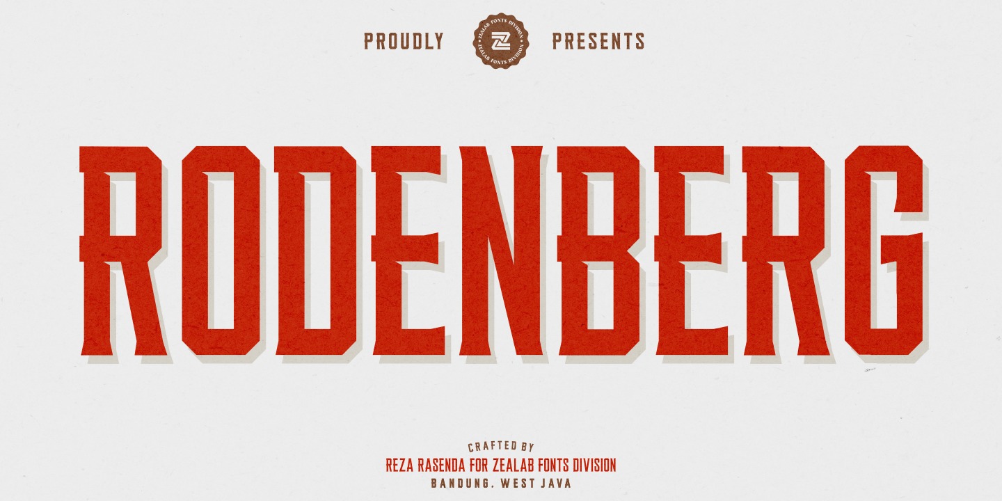 Font Rodenberg: descargar e instalar en el WEB sitio