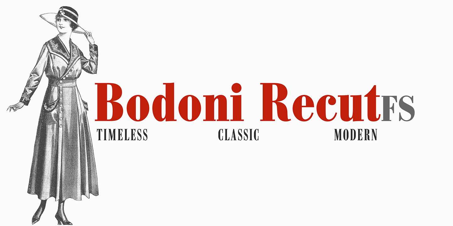 Font Bodoni Recut