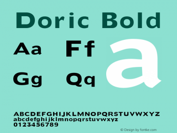 Font Doric