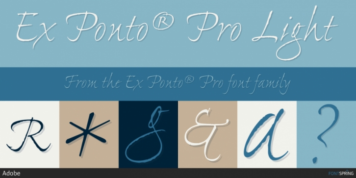 Font Ex Ponto Pro