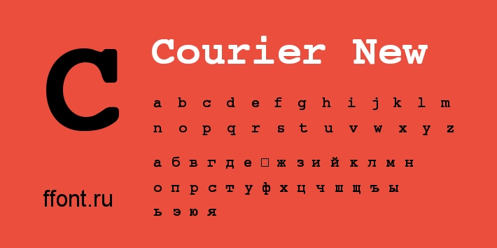 Font Courier