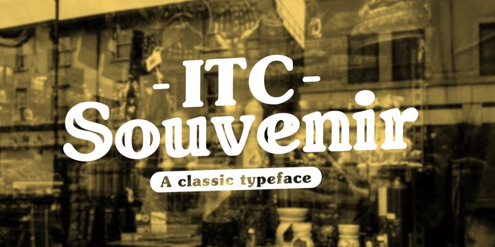 Font ITC Souvenir