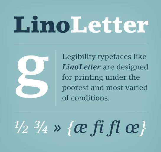 Font Lino Letter
