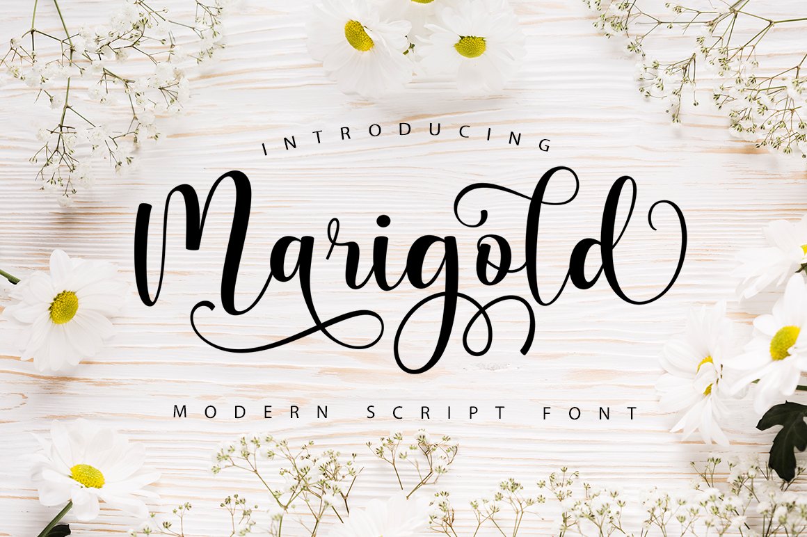 Font Marigold