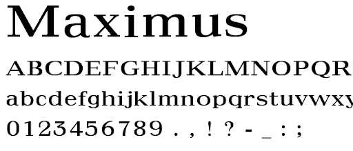 Font Maximus