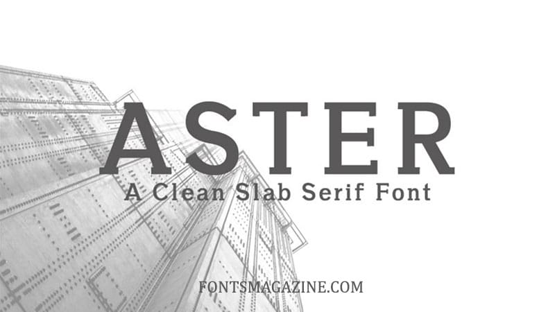 Font New Aster