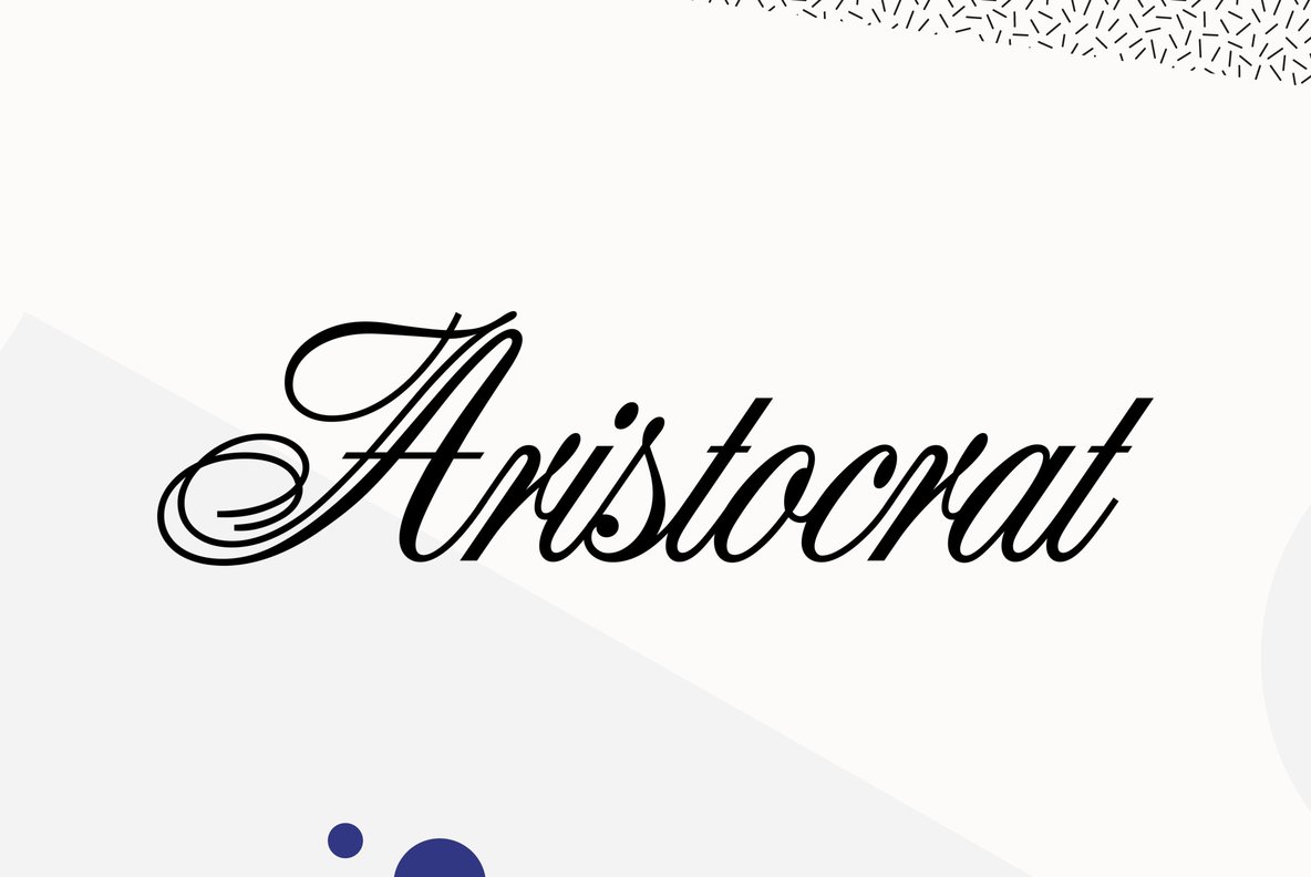 Font Aristocrat