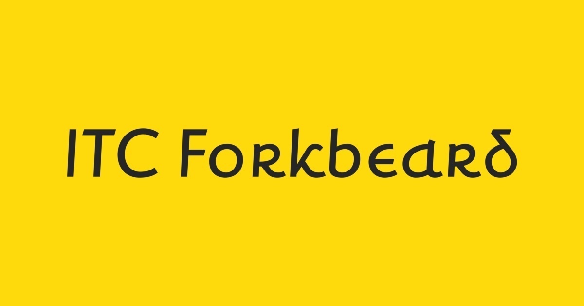 Font ITC Forkbeard