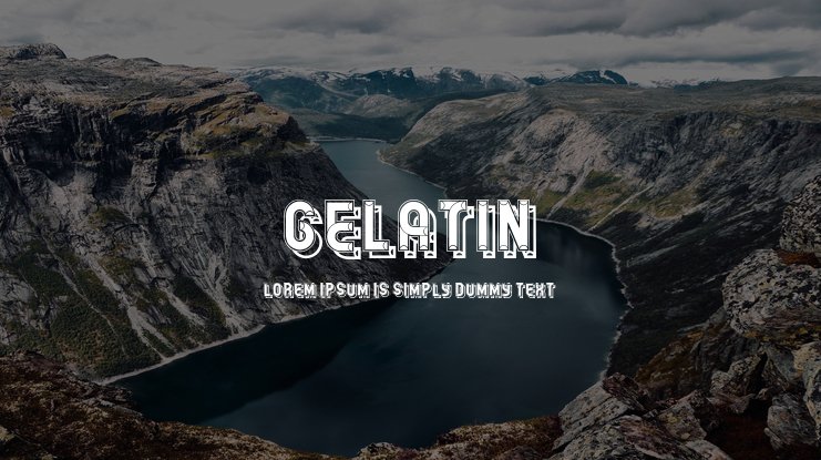 Font Gelatin