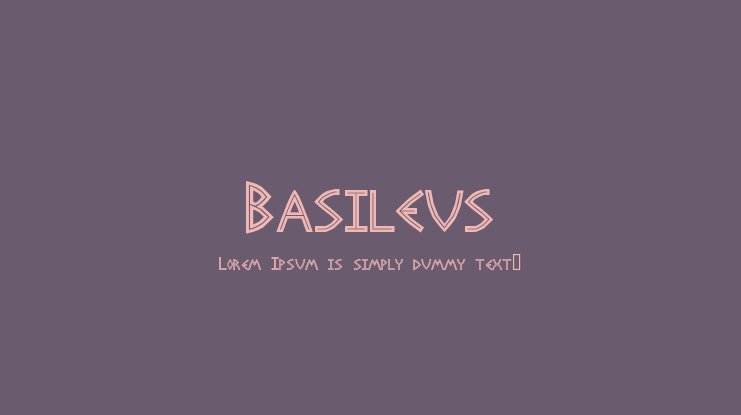 Font Basileus