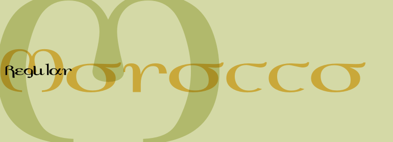 Font Morocco