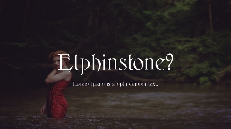 Font Elphinstone