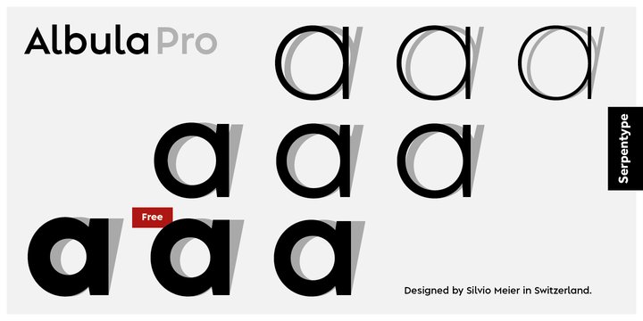 Font Albula Pro