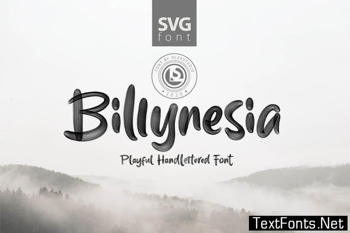 Font Billynesia