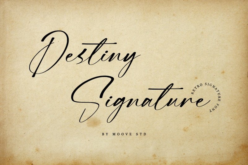 Font Destiny Signature